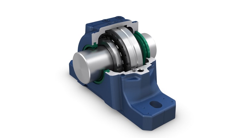 SKF Plummer block cross section