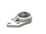 SKF FYAWK 40 LTHR Three-bolt bracket flanged ball bearing unit with extended inner ring and set screw locking, composite - Shaft diameter: 40 mm
