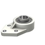 SKF FYAWK 35 LTHR Three-bolt bracket flanged ball bearing unit with extended inner ring and set screw locking, composite - Shaft diameter: 35 mm