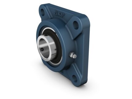 SKF UCFX05 Square flanged ball bearing unit with set screw locking, cast iron, JIS standards - Shaft diameter: 25 mm J: 83 mm