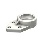 SKF FYAWK 508 L Three-bolt bracket flanged housing for insert bearings, composite