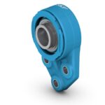 SKF F3BBC 30M-TPSS Three-bolt bracket flanged ball bearing unit with extended inner ring and set screw locking, composite - Shaft diameter: 30 mm