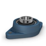 SKF FYTB 20 TF Oval flanged ball bearing unit with an extended inner ring and set screw locking, cast iron, ISO standards - Shaft diameter: 20 mm J: 90 mm