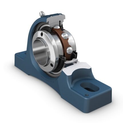 SKF SY 30 LF Pillow block ball bearing unit with extended inner ring and SKF ConCentra locking, cast iron, ISO standards - Shaft diameter: 30 mm J: 117.5 mm