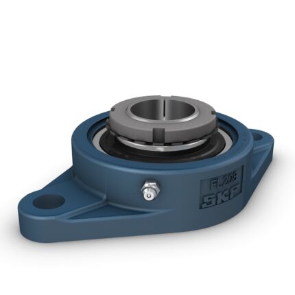 SKF FYTJ 35 KF Oval flanged ball bearing unit with adapter sleeve locking, cast iron, JIS standards - Shaft diameter: 30 mm J: 130 mm