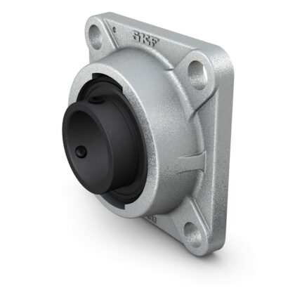 SKF FY 2.3/16 TF/VA228 Square flanged ball bearing unit with extended inner ring and set screw locking, cast iron, ISO standards - Shaft diameter: 55.562 mm J: 130 mm