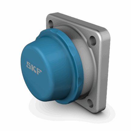 SKF F4BESS 108-CPSS-DFH Square flanged ball bearing unit with a narrow inner ring and set screw locking, stainless steel - Shaft diameter: 38.1 mm J: 83 mm