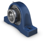 SKF SY 1.7/16 FM Pillow block ball bearing unit with narrow inner ring and eccentric locking collar, cast iron, ISO standards - Shaft diameter: 36.5125 mm J: 126 mm