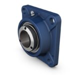 SKF FY 35 LF Square flanged ball bearing unit with extended inner ring and SKF ConCentra locking, ISO standards - Shaft diameter: 35 mm J: 92 mm