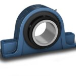 SKF P2B 207-SRB-SRH Pillow block roller bearing unit, two-bolt, set screw locking - Shaft diameter: 61.9125 mm J: 69.85 mm