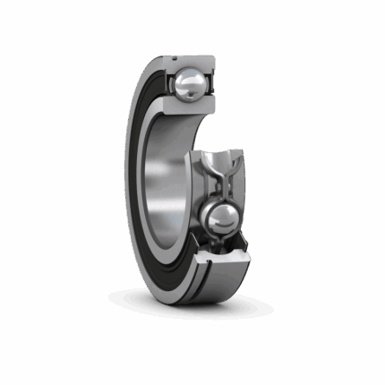 SKF 6207-2RS1N Deep groove ball bearing with snap ring groove and integral sealing Dimension: 35x72x17 (dxDxB) (i.D. x O.D. x W)