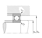 FAG 6001-C-C3>V Deep groove ball bearing Dimensions: 12x28x8mm - Afbeelding 3