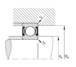 FAG 6001-C-2HRS-C3>V Deep groove ball bearing Dimensions: 12x28x8mm - Afbeelding 3