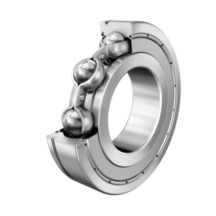 Een diepgroefkogellager 2 zijdig metaal afgedicht met de toevoeging -N. N staat voor borggroef in de buitenring, zonder bijhorende borgring. Bij -NR zit de groefring voor gemonteerd.