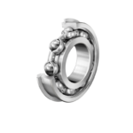 Een open NR diepgroefkogellager zonder seals. NR staat voor borggroef in de buitenring N, met een snapring R voorgemonteerd.