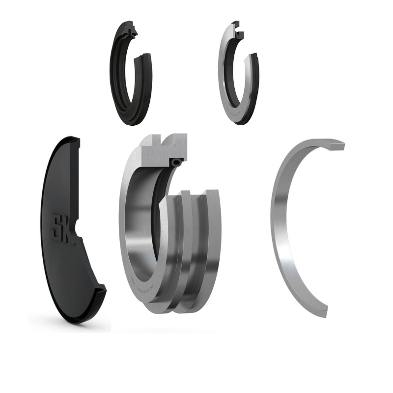 A picture with accessories for bearing housings. It indicate the subgroup Bearing housing accessories